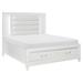 Rosdorf Park Kimmerly Upholstered Platform Bed Upholstered in White | 72 H x 63 W x 85.5 D in | Wayfair C4C7D44D737D442EBD56199729295A69