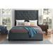 Red Barrel Studio® Radan Platform Bed Upholstered/Polyester in Gray | 67 H x 83.5 W x 89.5 D in | Wayfair 044BD42E850241108F3B769937FB8825