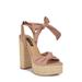 Gertha Ankle Wrap Espadrille Platform Sandal