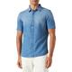 s.Oliver Herren Hemd Kurzarm, Blau, XL