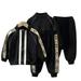 KYAIGUO Toddler Boys Tracksuit & Pants Kids 2 Piece Set Sportswear Pants Set Baby Sweatsuit Jogging Pants Set