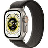 Pre-Owned Apple Watch Ultra (GPS + LTE) 49mm Silver Titanium Case & Black/Gray Trail Loop - M/L (Refurbished - Fair)