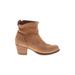 Rag & Bone Ankle Boots: Tan Solid Shoes - Women's Size 36.5 - Round Toe
