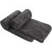 Microfibre Hand Towels Soft and Super Absorbent Hand Towels for Bathroom 40x76 Cm Luxury Thick Quick Dry Hair Towel 2 Pack Dark-Grey