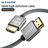 4K HDMI Cable High Speed 18Gbps HDMI 2.0 Cable HDR 3D Braided HDMI Cord ARC Compatible for MacBook Pro 2021 UHD TV Projector PC HDMI 2.0 Cable 5m