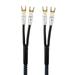 One Pair SP14 HIFI Silver Plated Speaker Cable Hi-end OCC Loudspeaker Wire For Hi-fi Systems Y Plug Banana Plug spade to spade 6 m