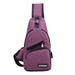 Crossbody Bags for Women Messenger Laptop Bag for Women Fashion Male Canvas Casual Usb Charging Belt Bag Fashion Fanny Pack Chest Bag