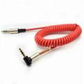 3.5 Jack AUX Audio Cable 3.5MM Male to Male Cable For Phone Car Speaker MP4 Headphone 1.8M Jack 3.5 Spring Audio Cables AUX Cord Red AUX Cable 1.8m