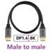 DisplayPort 1.4 DP 8K Cable 8K 60Hz 4K HDR 165Hz Display Port Audio Cable for Video PC Laptop TV Display Port 1.4 DP Cable black 3 m