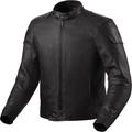 Rev It Morgan Leather Motorcycle Jacket - Black - UK 38" | EU 48 | US 38", Black