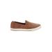 Lauren by Ralph Lauren Sneakers: Slip On Platform Casual Brown Print Shoes - Women's Size 8 1/2 - Almond Toe