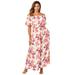 Plus Size Women's Off-The-Shoulder Maxi Dress by Jessica London in Multi Bold Floral (Size 28 W)