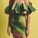 Anthropologie Dresses | Anthropologie The Wolf Gang Off The Shoulder Tie-Dye Mini Dress | Color: Green/Pink | Size: M