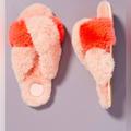 Anthropologie Shoes | Anthroplogie Lexie Slippers In Pink Combo. | Color: Pink | Size: 7.5-8.5
