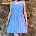 J. Crew Dresses | J.Crew Heidi Silk Chiffon Bridesmaid Dress | Color: Blue | Size: 2