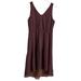 Madewell Dresses | Madewell Broadway & Broome Brown Silk Dress Sleeveless Animal Print Hi Low Sz 4 | Color: Brown/Tan | Size: 4