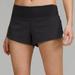 Lululemon Athletica Shorts | Lululemon Black Speed Up Low Rise Running Yoga Sports Active Shorts Women's Sz 8 | Color: Black | Size: 8