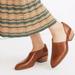 Madewell Shoes | Madewell The Lucie Shoe In Leather Brown Ma436 | Color: Brown | Size: 8