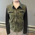 Free People Jackets & Coats | Free People Jean Jacket Size S | Color: Gray/Green | Size: Sj