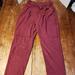 Free People Pants & Jumpsuits | Free People Faux Suede Pants Womens Size 6 Red | Color: Red | Size: 6