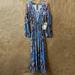 Anthropologie Dresses | Anthropologie | Nwt Aratta Everything I Wanted Maxi Dress Blue Floral Size S | Color: Blue | Size: S