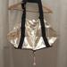 Victoria's Secret Bags | New Victoria's Secret Gold & Black Fold Up Weekend/Tote Bag | Color: Black/Gold | Size: Os