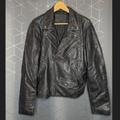 Levi's Jackets & Coats | Levi's Distressed Leather Classic Motorcycle Jacket - Size Medium Won At An Auc | Color: Black | Size: M