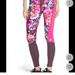 Adidas Pants & Jumpsuits | Adidas Floral Print Doesn’t Have The Label But Its Measurements Are 14 Inches | Color: Pink | Size: S