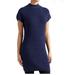 Athleta Dresses | Athleta Pinewood Blue Heather Cap Sleeve Sweater Dress | Color: Blue | Size: Xl