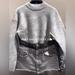 Zara Skirts | Bnwt Zara Trf Double Waisted Denim Skirt Sz Sm | Color: Gray | Size: S