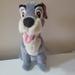 Disney Toys | Disney Lady And The Tramp Plush Toy | Color: Gray/White | Size: Osbb