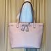 Kate Spade Bags | Kate Spade Top Zip Pebbled Leather Tote In Rose Smoke | Color: Pink | Size: Os