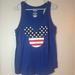 Disney Shirts & Tops | Disney Junior Mickey Mouse American Flag Tank Top Large | Color: Blue/Red | Size: Lg