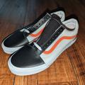 Vans Shoes | New Mens Vans Old Skool Classic Sport Black True White Orange Sneaker Shoes 11.5 | Color: Orange/White | Size: 11.5