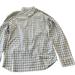 J. Crew Shirts | J Crew Slim Untucked Long Sleeved 98% Organic Cotton Button Down Shirt, Size M | Color: Gray/White | Size: M