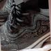 Jessica Simpson Shoes | Jessica Simpson Speedey 2 Metallic Retro Chunky Sneakers | Color: Black | Size: 8.5