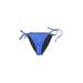 Sole East Swimsuit Bottoms: Blue Color Block Swimwear - Women's Size X-Small