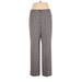 Pendleton Wool Pants - High Rise: Gray Bottoms - Women's Size 16