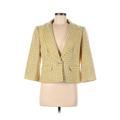 The Limited Blazer Jacket: Yellow Tweed Jackets & Outerwear - Women's Size Medium