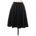 Grace Elements Casual A-Line Skirt Knee Length: Black Bottoms - Women's Size Medium