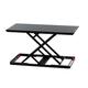 ISCBAFYX Adjustable Standing Desk Converter, Ergonomic Sit Stand Workstation for Home Office - Black, 60 * 34cm