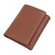 SSWERWEQ Leather Wallets for Men Retro Wallet Wallet Leather Wallet Style Short Wallet Casual Clutch Coin Purse Men's Bag (Color : Brown)