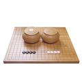 Chess board chess High-end Go Chess Game Set, with Two Bamboo Jar and Natural Bamboo Go Board Chess Go Game Board, Gifts for Mens and Teens (Color : A) (Color : D) (Color : Onecolor)