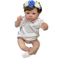 Lonian Reborn Baby Dolls Girls 48CM Newborn Baby Doll That Look Real Babies Realistic Baby Doll for Children (A)