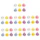 Vaguelly 42 Pcs Bath Toys Kids Bath Toy Baby Bath Toy Pvc Material Toys Rounded Edges Toys Childrens Toys Baby Tub Floating Duck Toy Bathtub for Baby Children Toy Shower Toy