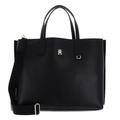 Tommy Hilfiger Women's Iconic Tommy Satchel AW0AW15692 Tote, Black (Black), OS