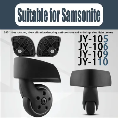 Convient pour Samsonite JY-105 JY-106 JY-109 JY-110 valise roue chariot valise roue universelle roue