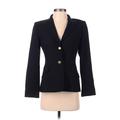 Ann Taylor LOFT Blazer Jacket: Black Jackets & Outerwear - Women's Size 2 Petite