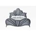 Rosdorf Park Johniece King Tufted Platform Bed Upholstered/Velvet in Gray | Queen | Wayfair C19B8878A949425487C0C08F9763A861