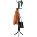 Rebrilliant Langridge Metal Freestanding 11 - Hook Coat Rack Metal in Black | 68.5 H x 18 W x 18 D in | Wayfair A2C61DA4344D4AE9ABA0EAC167B5AC1D